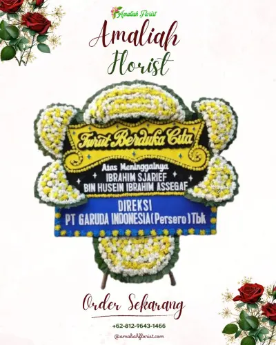 Papan Bunga Duka di Pademangan Barat