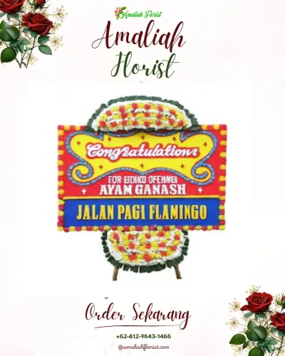 Bunga Papan Congratulation di Pademangan Barat